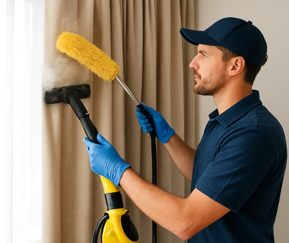 Trusted drapes cleaning technician Matty Curtain Cleaning north-ipswich QLD